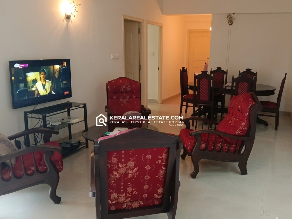 PREMIUM 3 BHK FULLY FURNISHED FLAT FOR RENT IN MARINE DRIVE, ERNAKULAM