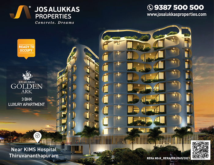 MODERN LUXURY APARTMENT - Golden ARK for sale Near KIMS Hospital Trivandrum
