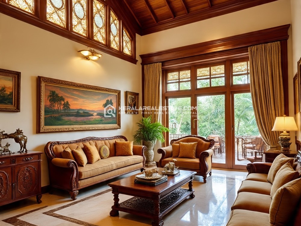 6000 Sqft Luxury House in 1 Acre for Sale in Thrissur Town